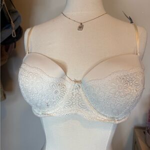Aerie Cream Lace Underwire Bra